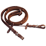 Vidaxl Bridle in pelle con nastro combinato, redini e bit marrone pieno