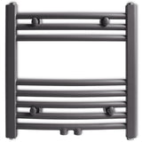 Vidaxl Radiator Towel rack bent 480x480 mm Gray