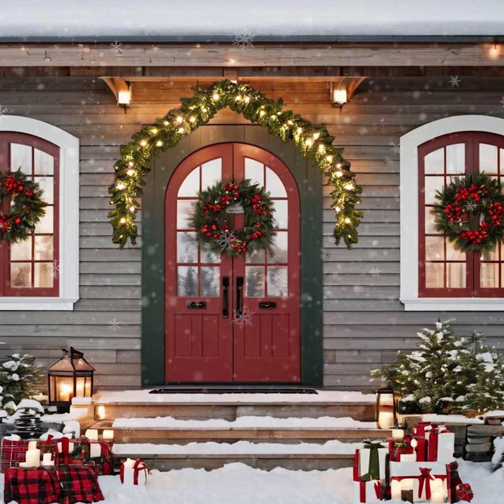 Vidaxl Ghirlanda di Natale con luci a LED 10 m