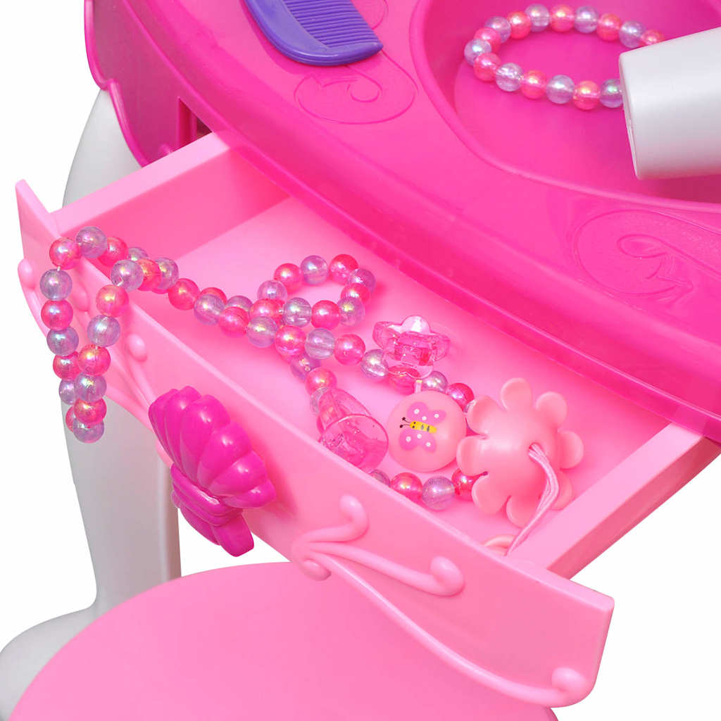 VidaXL Toy kapt table standing with 3 mirrors and light sound