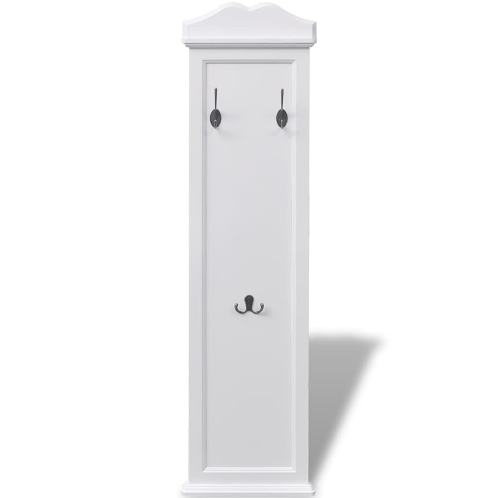 Vidaxl coat racks white 2 pcs