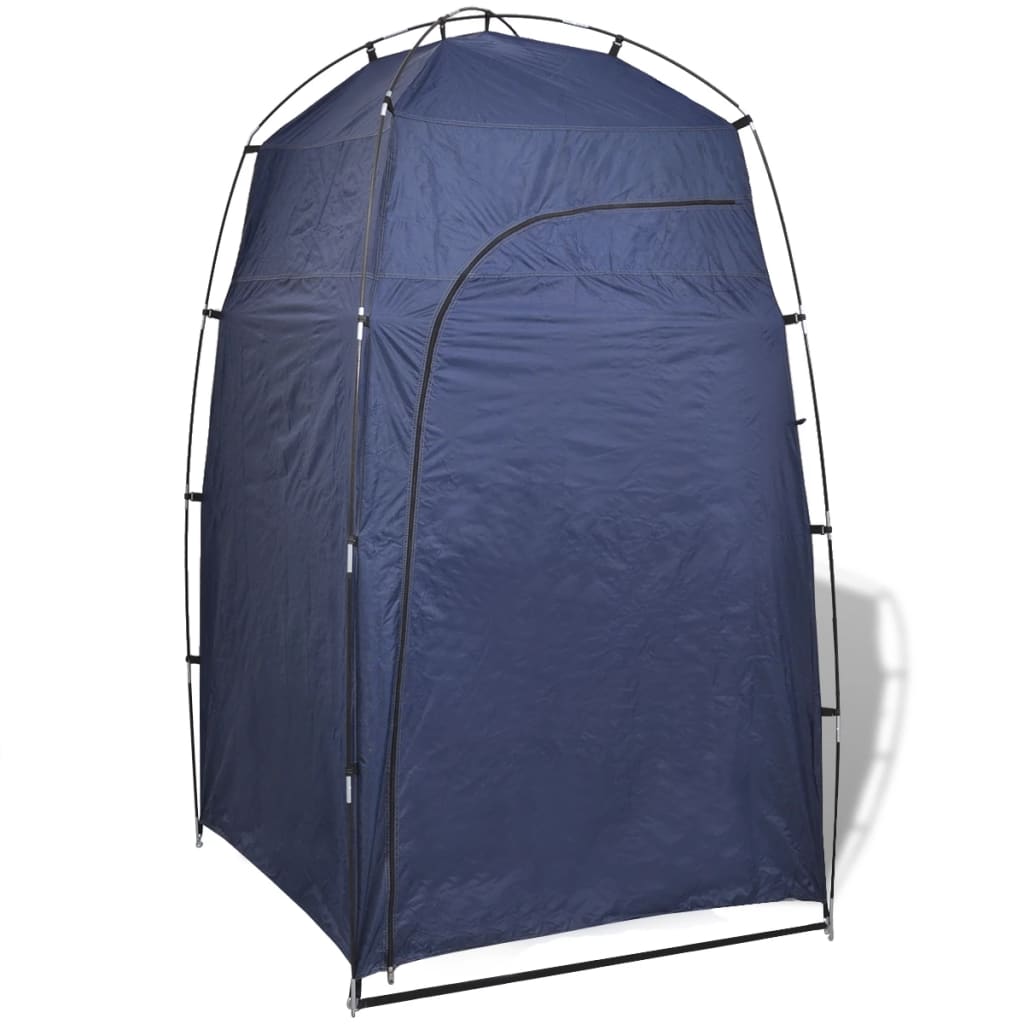 Vidaxl Shower-WC che cambia la tenda blu