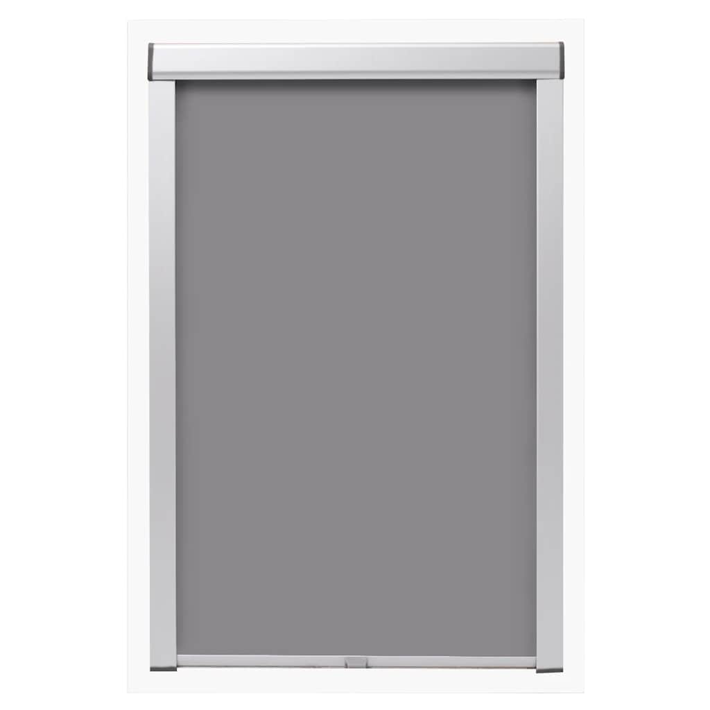 Vidaxl Roller Blind prekleta siva C04