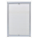 Vidaxl Roller Blind Plissed White 104