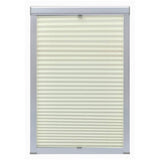 Vidaxl pleated roller blind cream 102