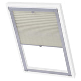 Vidaxl pleated roller blind cream 102