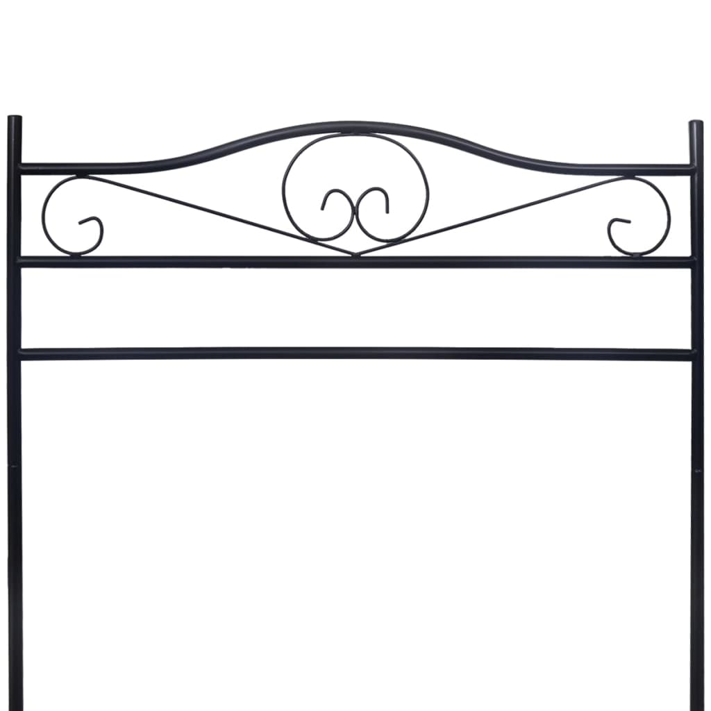 Vidaxl Kleidung Rack Stahl schwarz