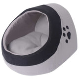 VidaXL cat basket m gray and black