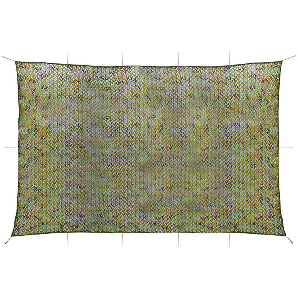 Vidaxl mamouflagenet con sacco da stoccaggio 4x6 m