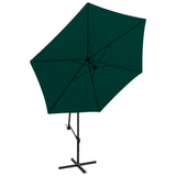 Vidaxl hanging parasol 3 m green