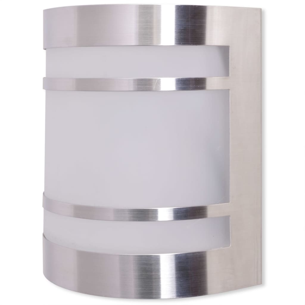 VidaXL wall lamp for outside light stainless steel