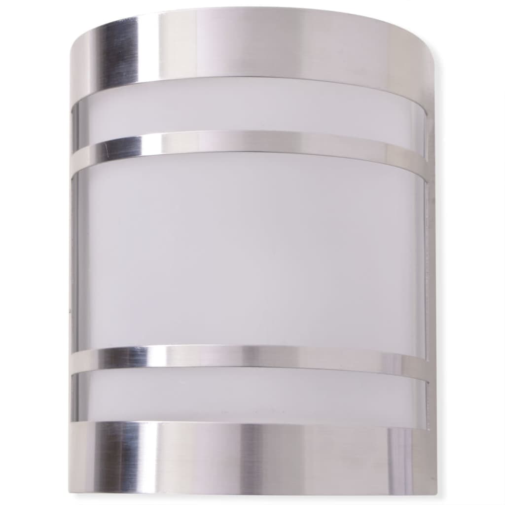 VidaXL wall lamp for outside light stainless steel