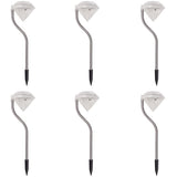 Vidaxl Solar Energy Led Gardenlamp 6 Stéck 9x7.8x29.5 cm