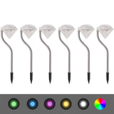 Vidaxl Solar Energy Led Gardenlamp 6 Stéck 9x7.8x29.5 cm