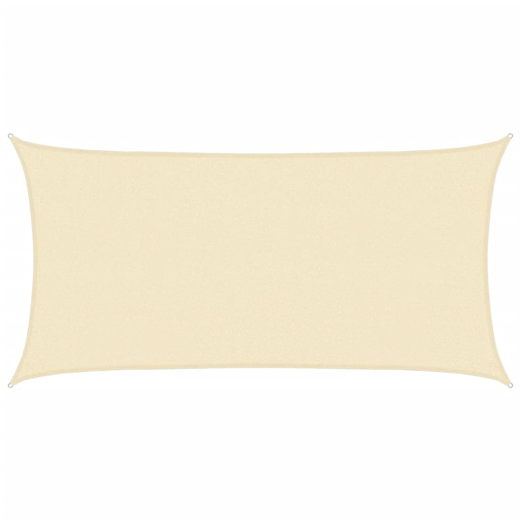 Vidaxl Sunshade HDPE Rectangular 2x4 m Créme