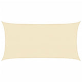 Vidaxl Sunshade HDPE Rectangular 2x4 m Créme