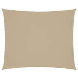Vidaxl Sunshade rektangulær 4x6 m Oxford Stof beige