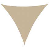 Vidaxl Sunshade Triangular 5x5x5 M Oxford Stof beige