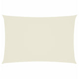 Vidaxl Sunshade Rectangular 2x4 M Oxford Fabric Crème farvet