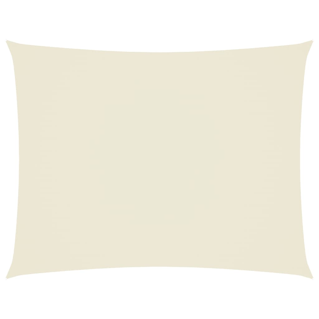 Vidaxl Sunshade Rectangular 4x6 M Oxford fabric crème -colored