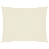 Vidaxl Sunshade Rectangular 4x6 M Oxford fabric crème -colored