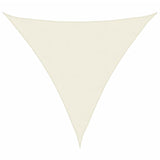 Vidaxl Sun Shade Triangular 3.6x3.6x3.6 M Crèmewit in tessuto Oxford