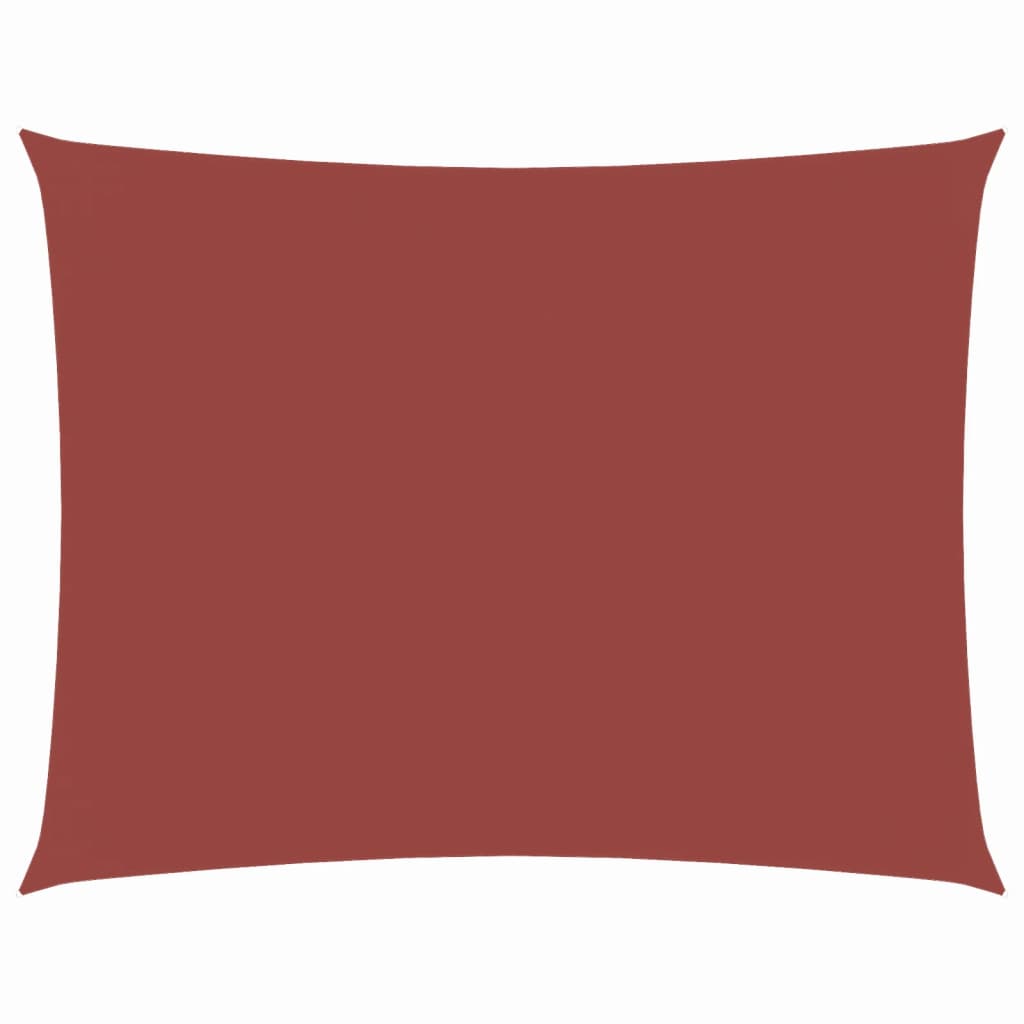 Vidaxl Sun Shade Rectangular 4x6 M Oxford Tessuto Terracotta Colore