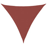 Vidaxl Sunshade Triangular 5x5x5m Oxford Stof Terracotta farve