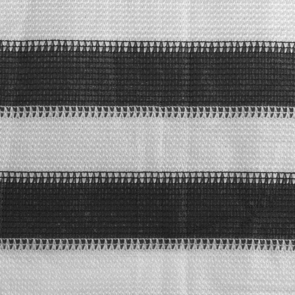 Antracita balkonu vidaxl a bílá 90x600 cm HDPE