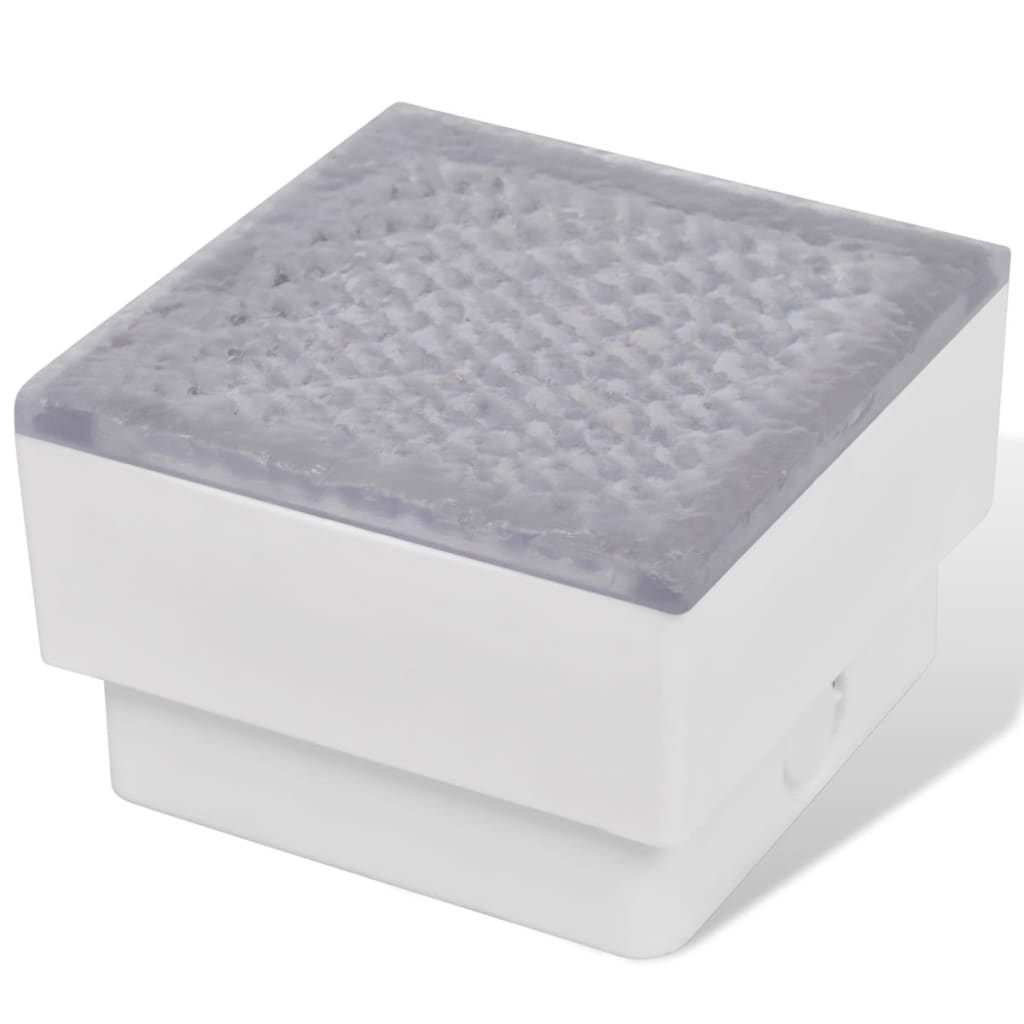 Vidaxl jordpladser 6 st LED 100x100x68 mm