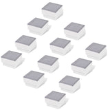 Vidaxl jordpladser 12 st LED 100x100x68 mm