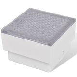Vidaxl jordpladser 12 st LED 100x100x68 mm