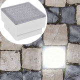 Vidaxl jordpladser 12 st LED 100x100x68 mm