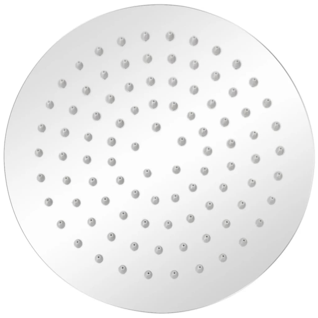 Vidaxl Pain Shower Head autour de 20 cm en acier inoxydable