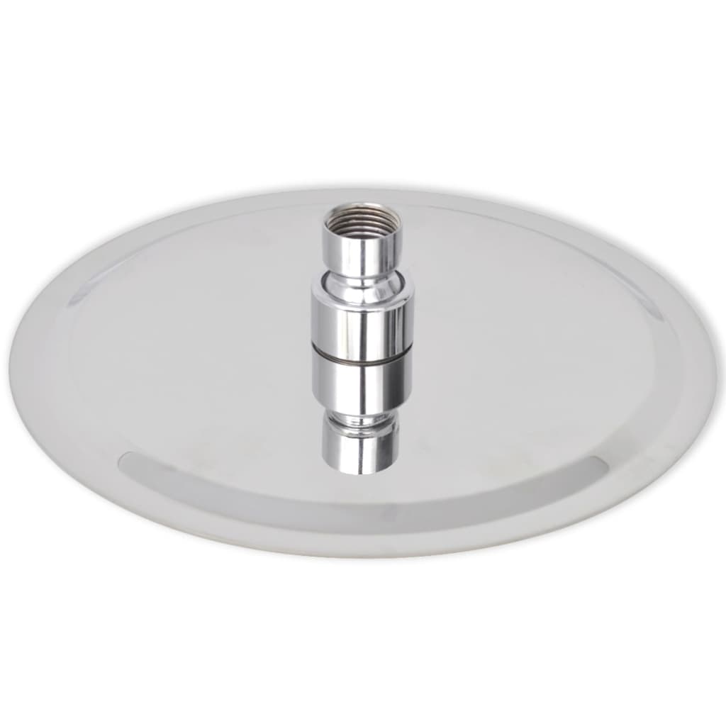 Vidaxl Pain Shower Head autour de 20 cm en acier inoxydable