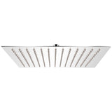 Vidaxl Rain Shower Head Square 25x25 cm en acier inoxydable