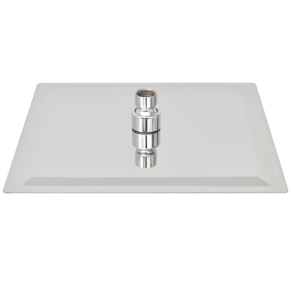 Vidaxl Rain Shower Head Square 25x25 cm en acier inoxydable