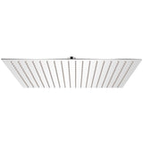 Vidaxl Rain Shower Head en acier inoxydable 50x50 cm carré