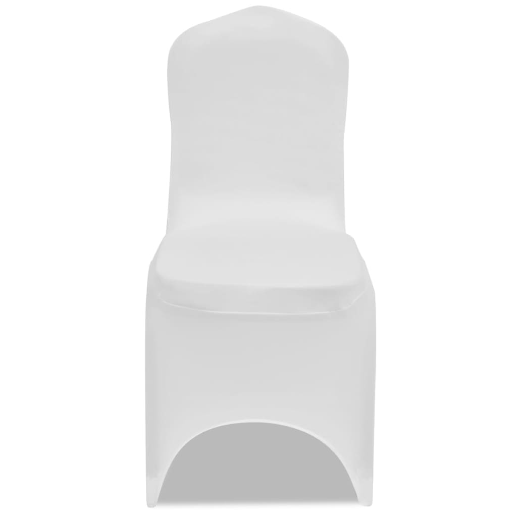 Vidaxl Chair Cover Stretch 4 pieces White