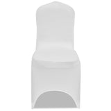 Vidaxl Chair Cover Stretch 4 pieces White