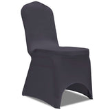 Tampa de cadeira de Vidaxl Antracite 6st