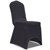 Couverture de chaise vidaxl extensible anthracite 4 pièces