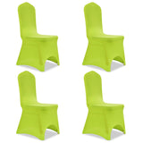 Vidaxl Chair Cover Stretch 4 pieces green