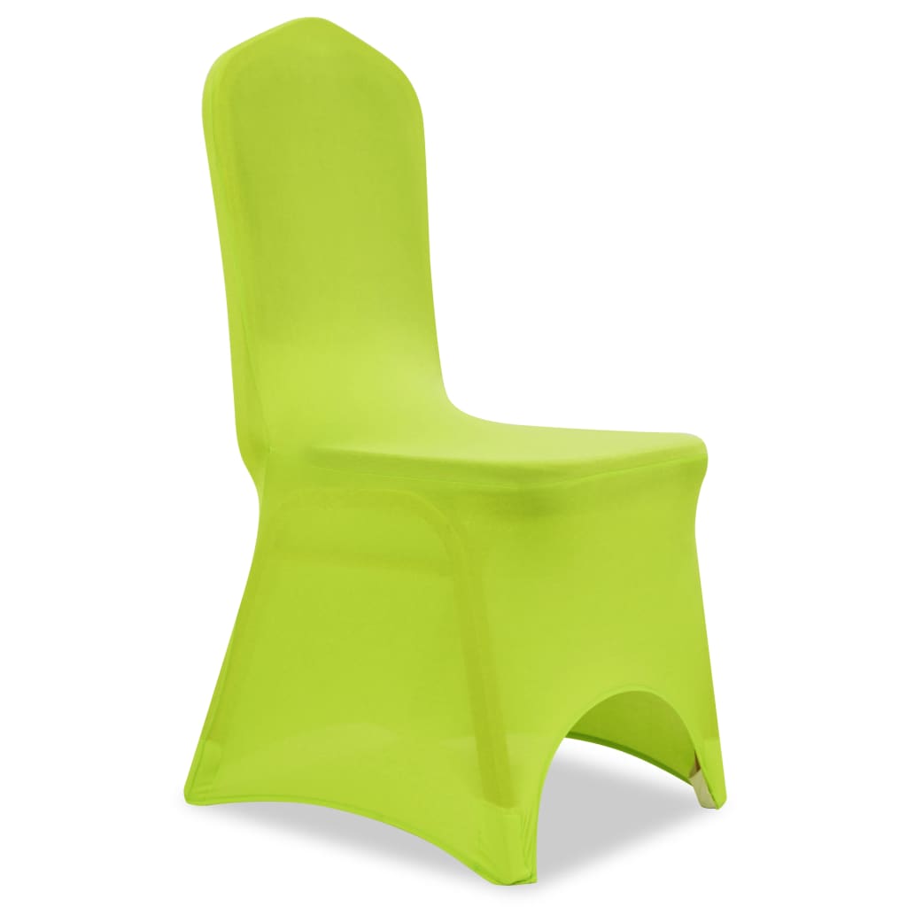 Vidaxl Chair Cover Stretch 4 pieces green
