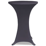 Vidaxl Table cover Stretch Anthracite 2st