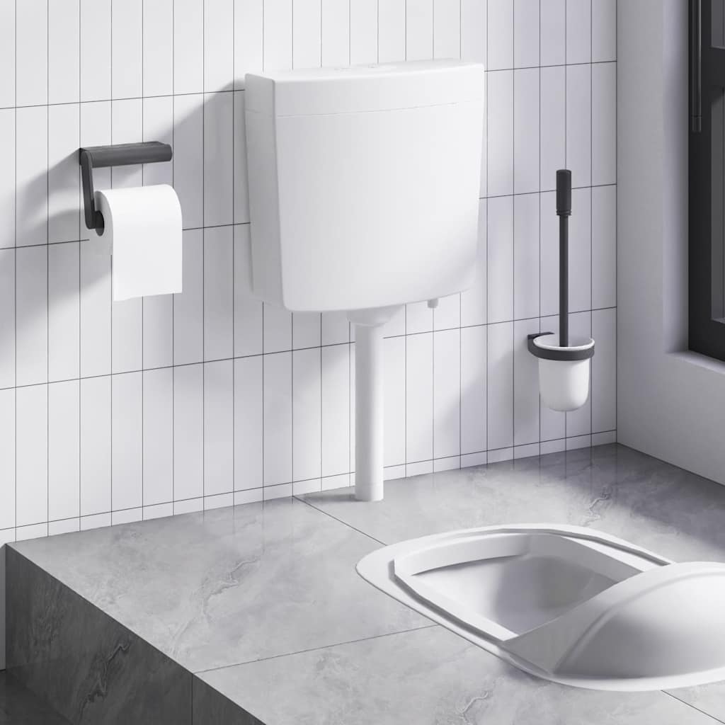 Podłoga toaletowa vidaxl z zaopatrzeniem w wodę na dole 3 6 l White