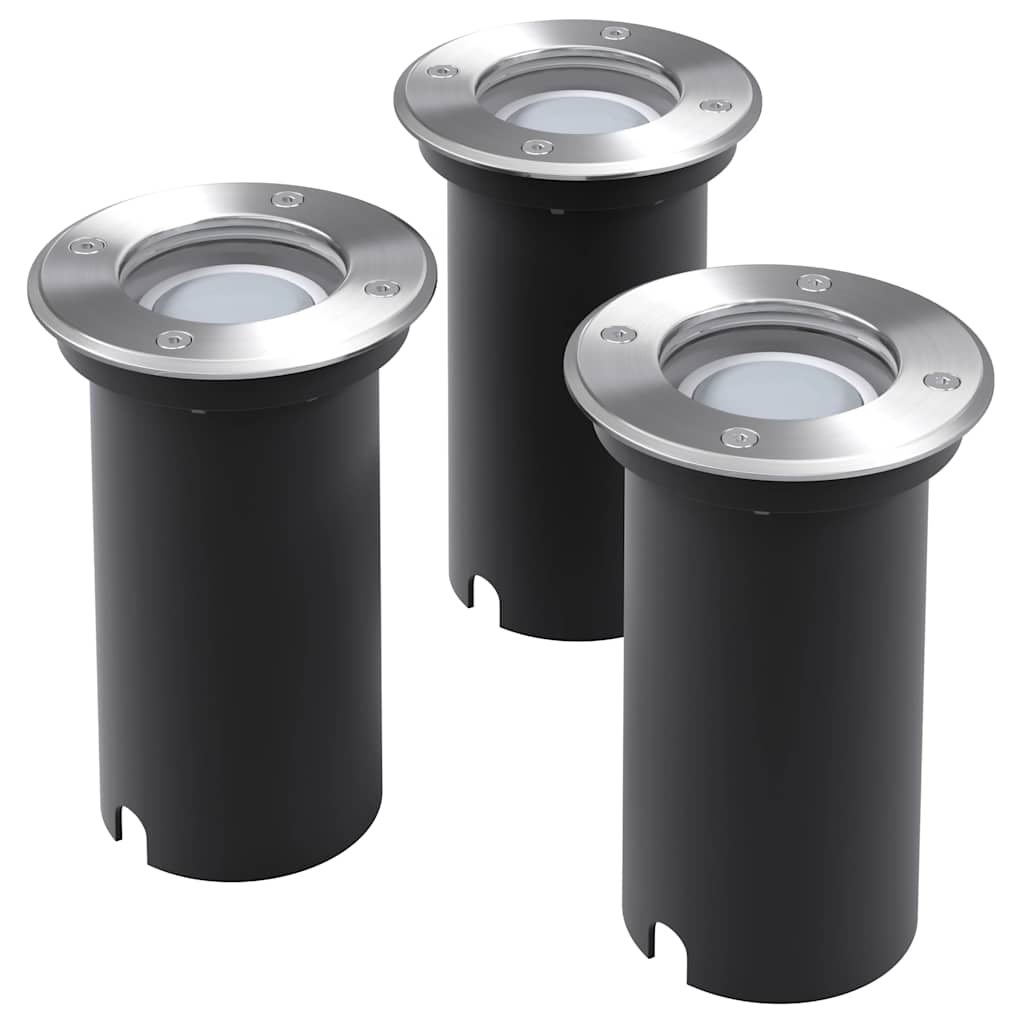 Vidaxl LED land spots outside 3 pieces round