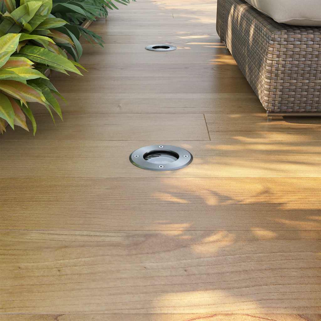 Vidaxl LED land spots outside 3 pieces round