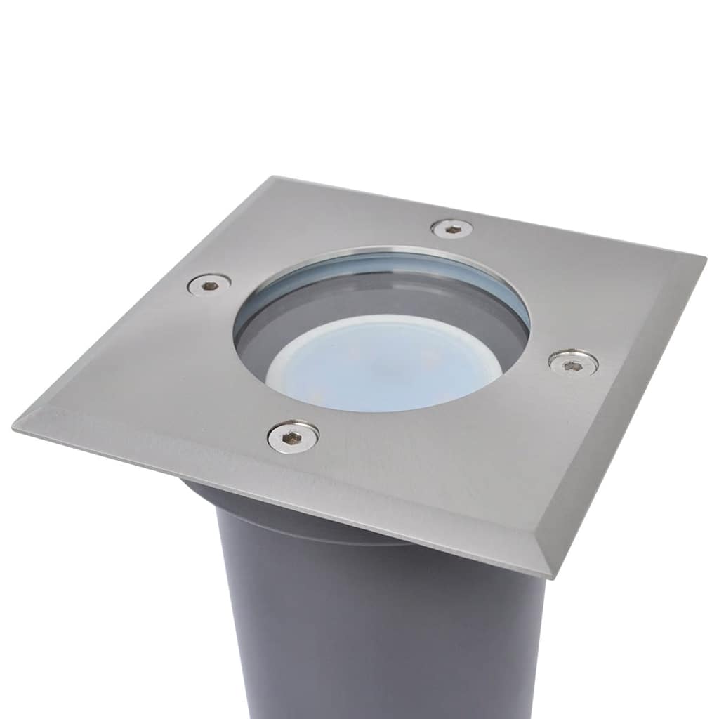 Bidaxl led landfläckar utanför 3 stycken fyrkantiga