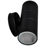 Vidaxl Lampes murales extérieures 2 pcs vers le haut en acier inoxydable